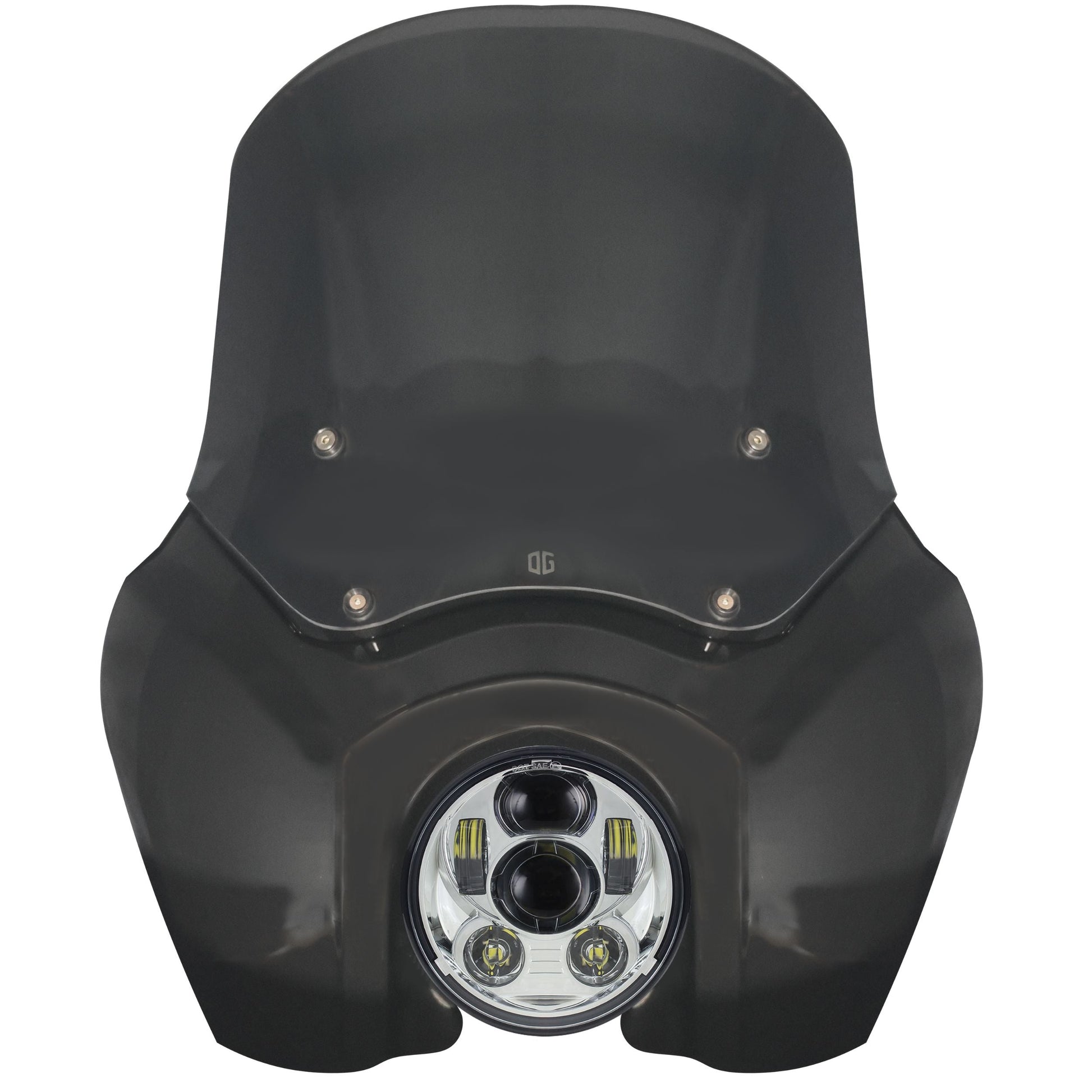 OG T-Sport Fairing kit for Harley-Davidson with OG LED Projector Headlight Daymaker conversion Chrome