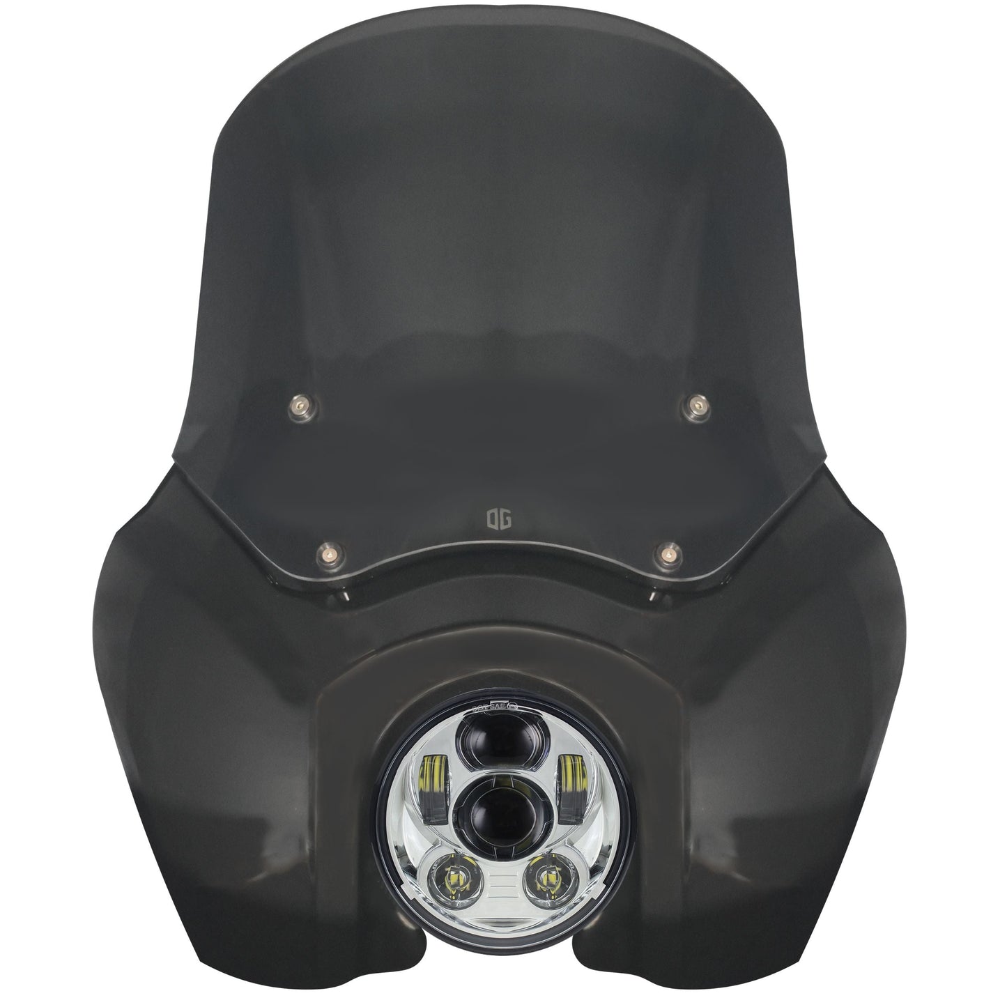 OG T-Sport Fairing kit for Harley-Davidson with OG LED Projector Headlight Daymaker conversion Chrome