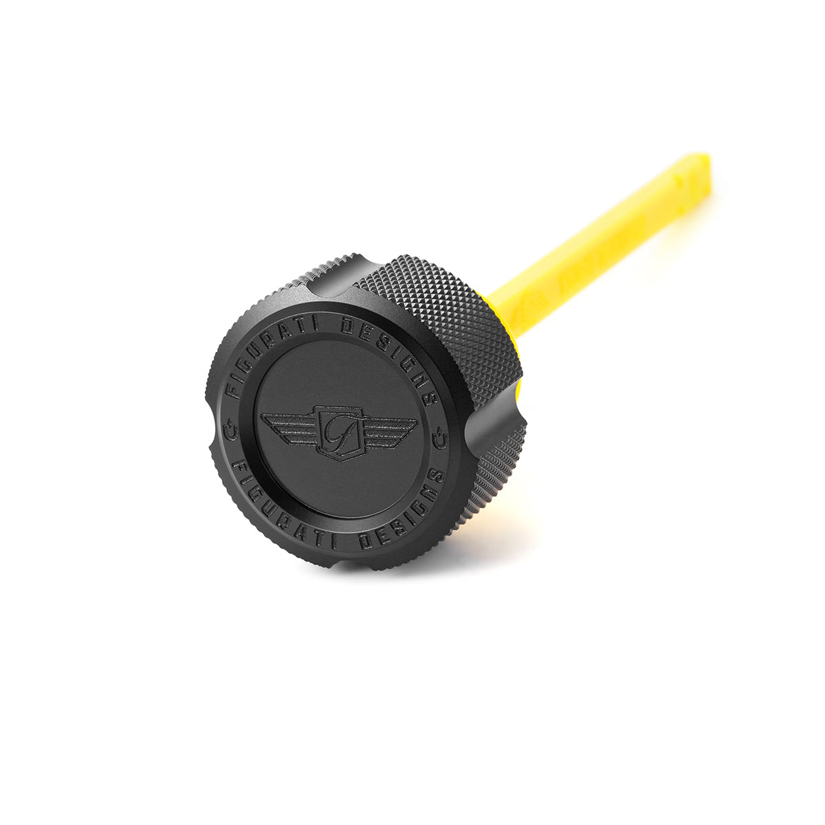 Performance Dipstick for Harley-Davidson Touring M8 (2017-2026) - Knurled Black
