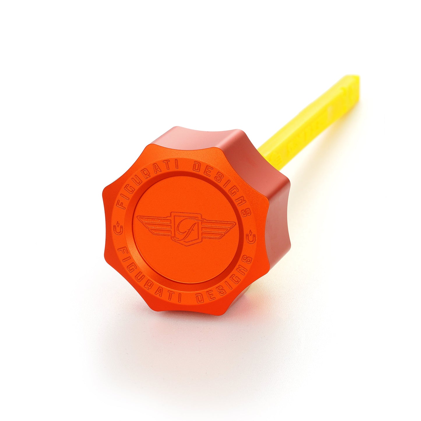 Performance Dipstick for Harley-Davidson Touring M8 (2017-2026) - Curved Orange