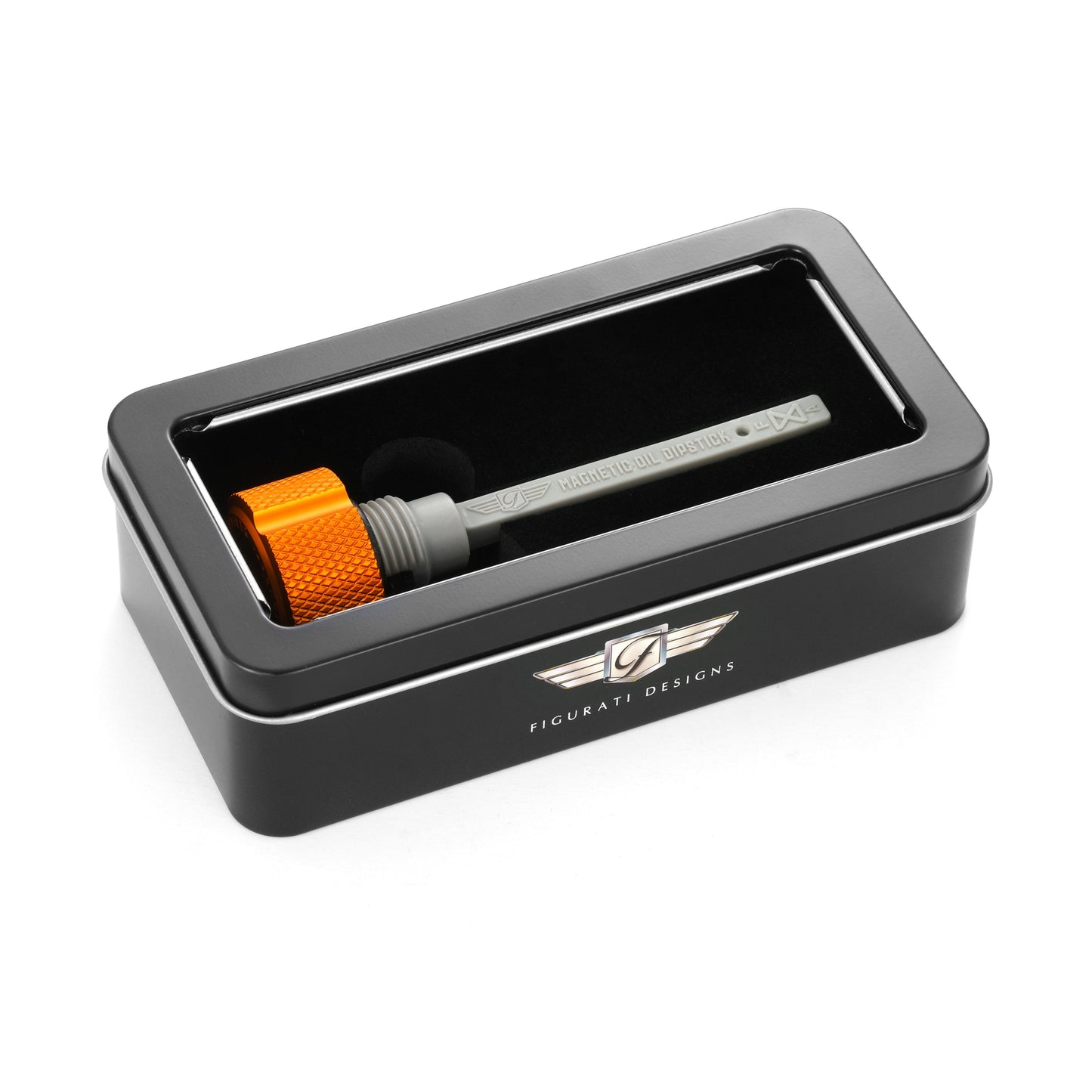 Performance Magnetic Transmission Dipstick for Harley-Davidson M8 (2017-2026) - Knurled Gold