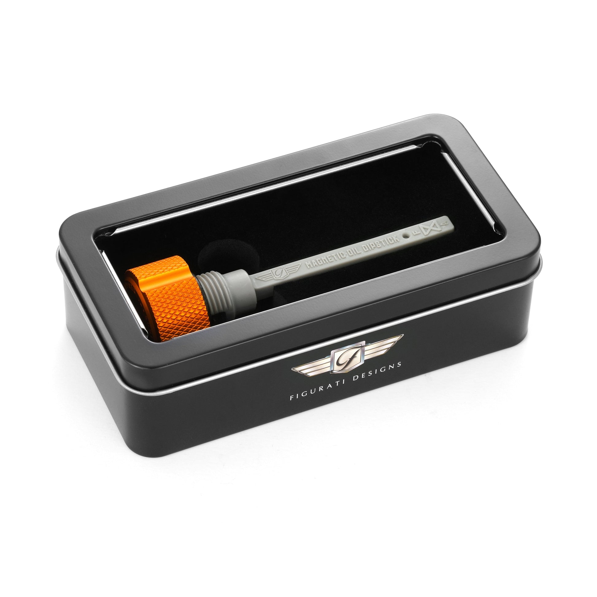 Performance Magnetic Transmission Dipstick for Harley-Davidson M8 (2017-2026) - Knurled Gold