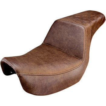 Saddlemen Step Up Seat "Dyna" Rear Lattice Stitch