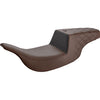 Saddlemen Unknown Industries Seat " FL TOURING "- Front Carbon Fiber/Black Gripper Lumbar/Rear Lattice Stitch