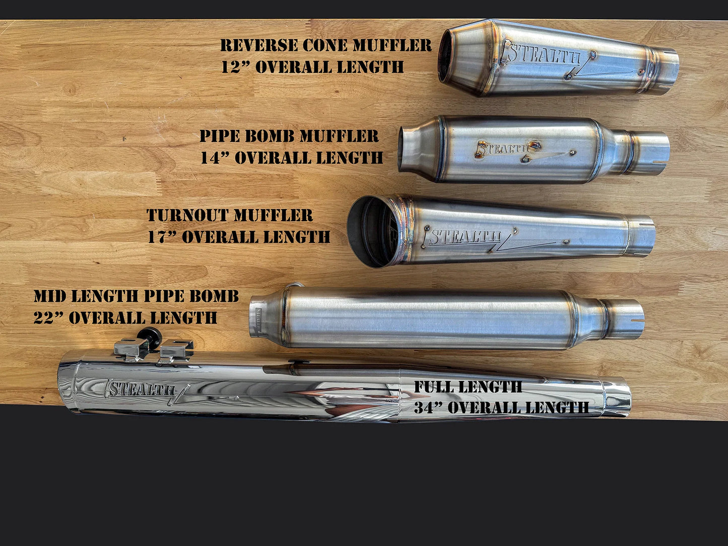 Stealth Exhaust 85-94 FXR