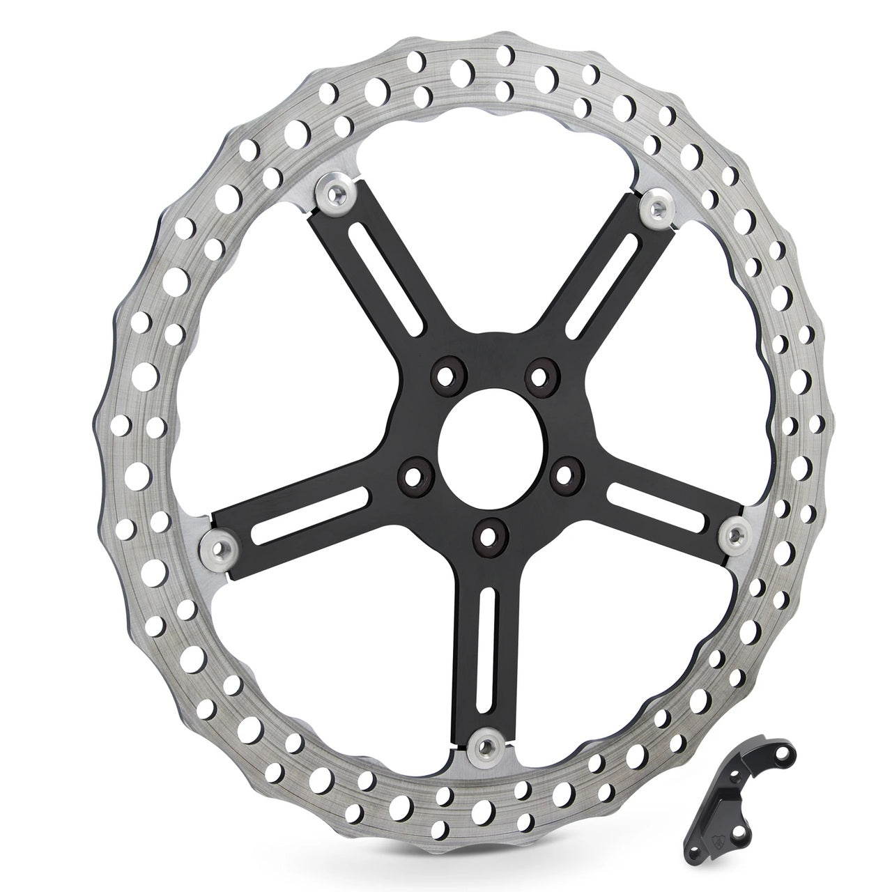 Arlen Ness - Harley Center Hub Mount Front Big Brake Jagged Floating Rotor Kit