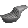Saddlemen Step Up Seat  "Dyna" - Tuck and Roll - Black -