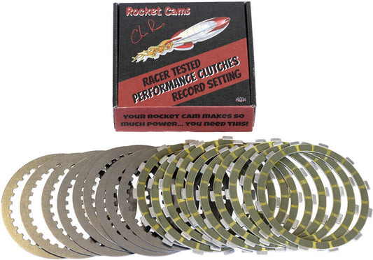 ROCKET CAMS PERFORMANCE CLUTCH KIT TWIN CAM/BT 98-17 EX M8