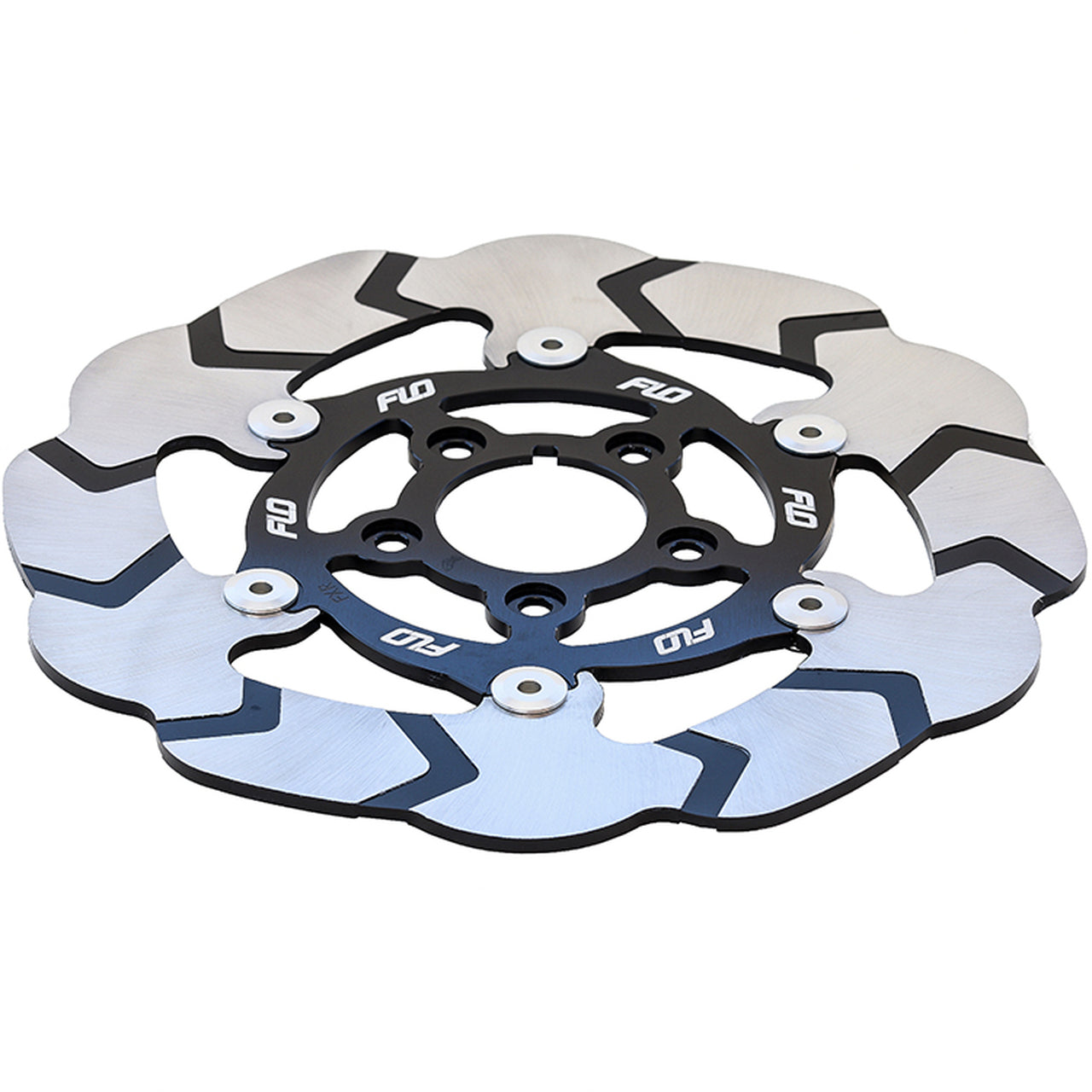 Flo Motorsports - 11.5" Front Center Hub Floating Rotor - Silver