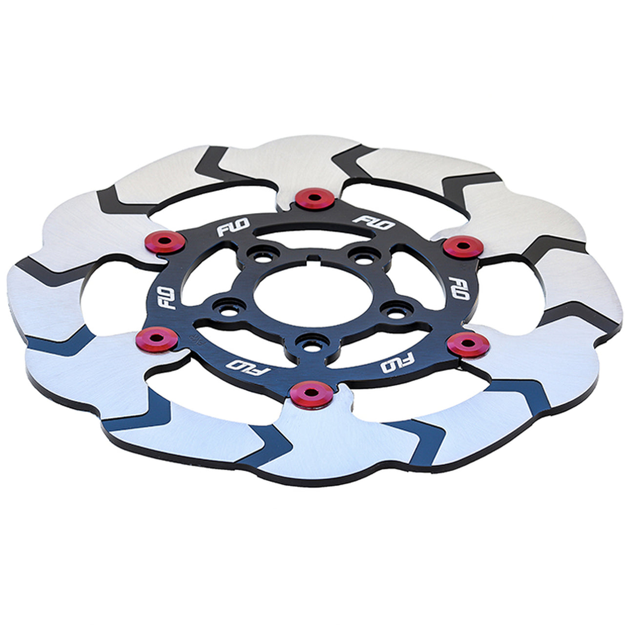 Flo Motorsports - 11.5" Front Center Hub Mount Floating Rotor - Red