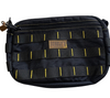 Conely's Canvas Bar Bag Black Canvas with colored stitching options
