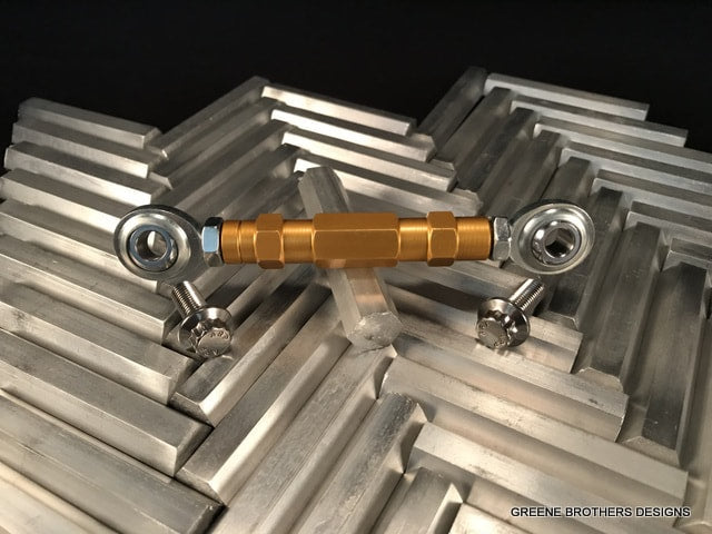 GREEN BROTHERS DESIGN- Dyna Mid Control 4-1/2" 2006 & Up With Silver Hardware
