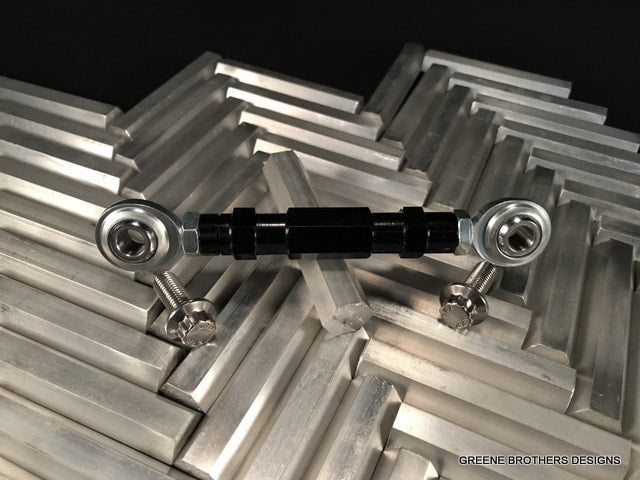 GREEN BROTHERS DESIGN- Dyna Mid Control 4-1/2" 2006 & Up With Silver Hardware